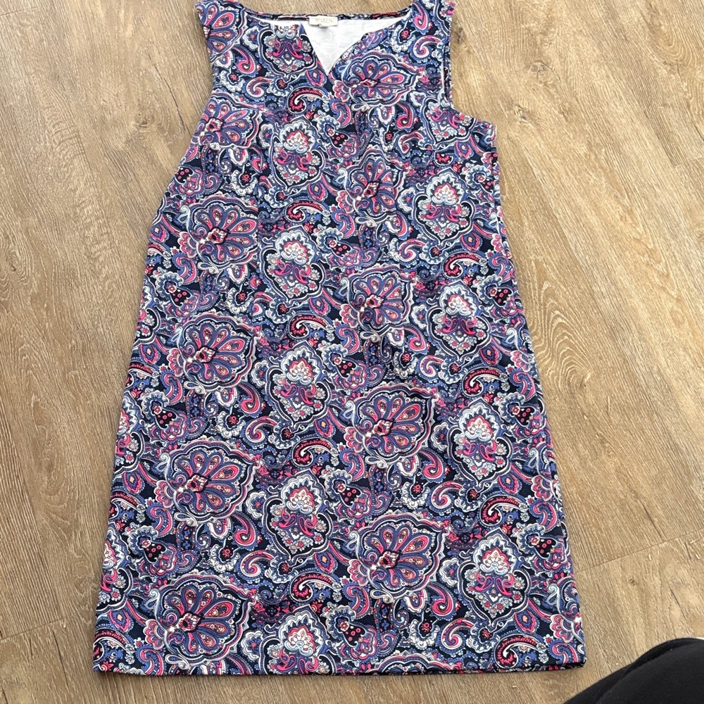 Talbots Multicolor Paisley Dress